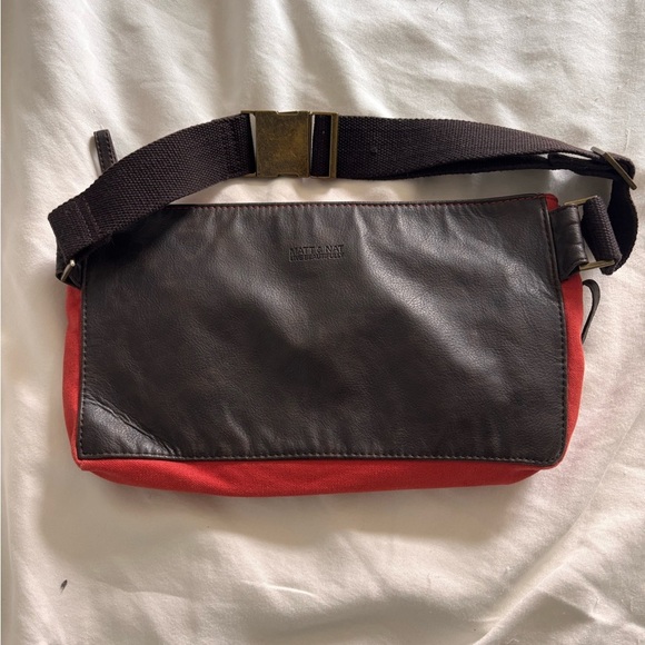 Matt & Nat Red and Black Travel Bag with Adjustable Strap - Picture 2 of 9